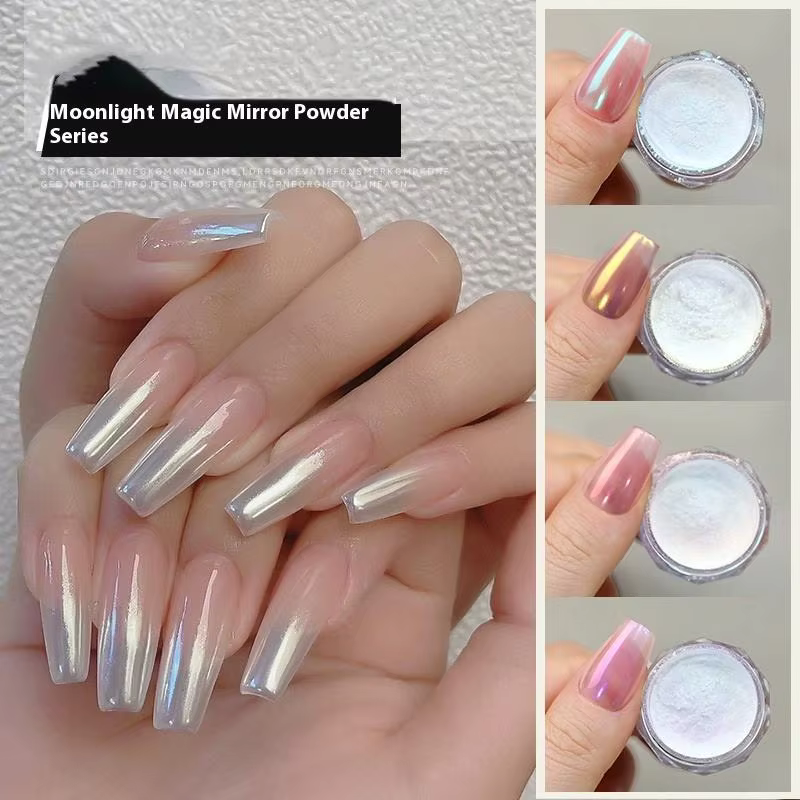 Aurora – poudre chromée pour ongles