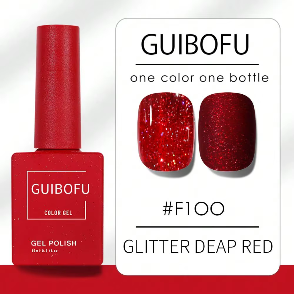 Lot de 6 vernis à ongles gel UV LED 15ml