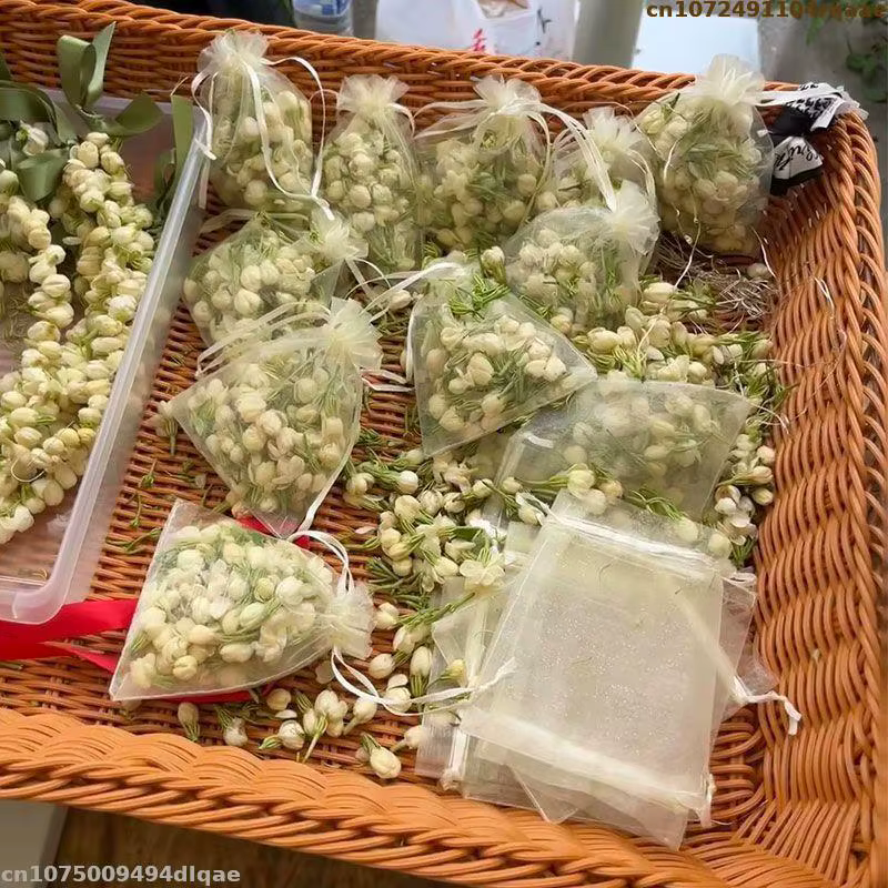 100g-200g peut décorer du jasmin naturel bricolage artisanat pour les rassemblements à la maison bricolage bougies fabrication de savon