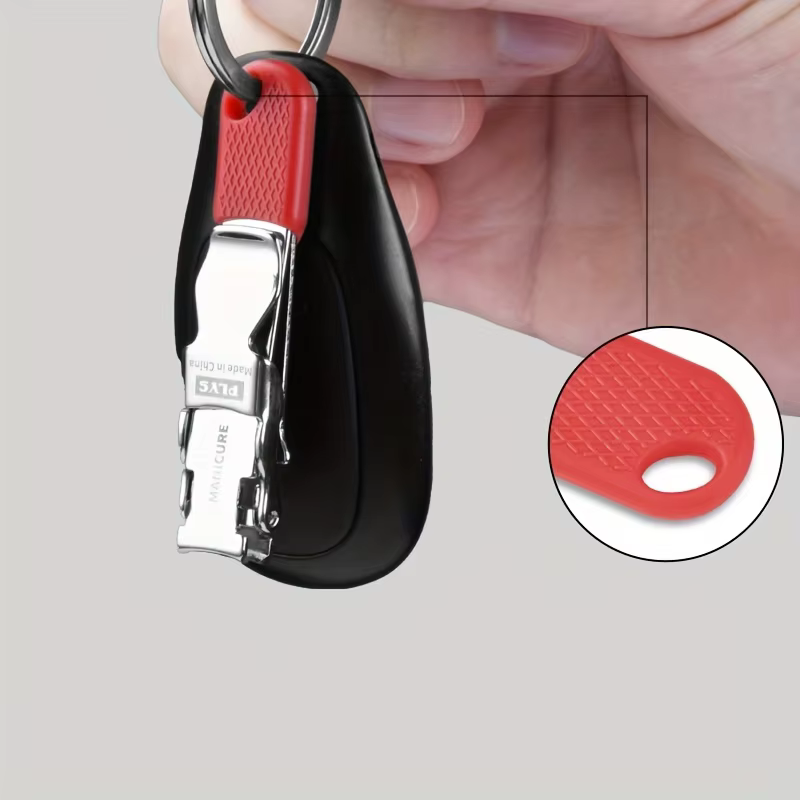 Mini coupe-ongles pliable et Portable en acier inoxydable