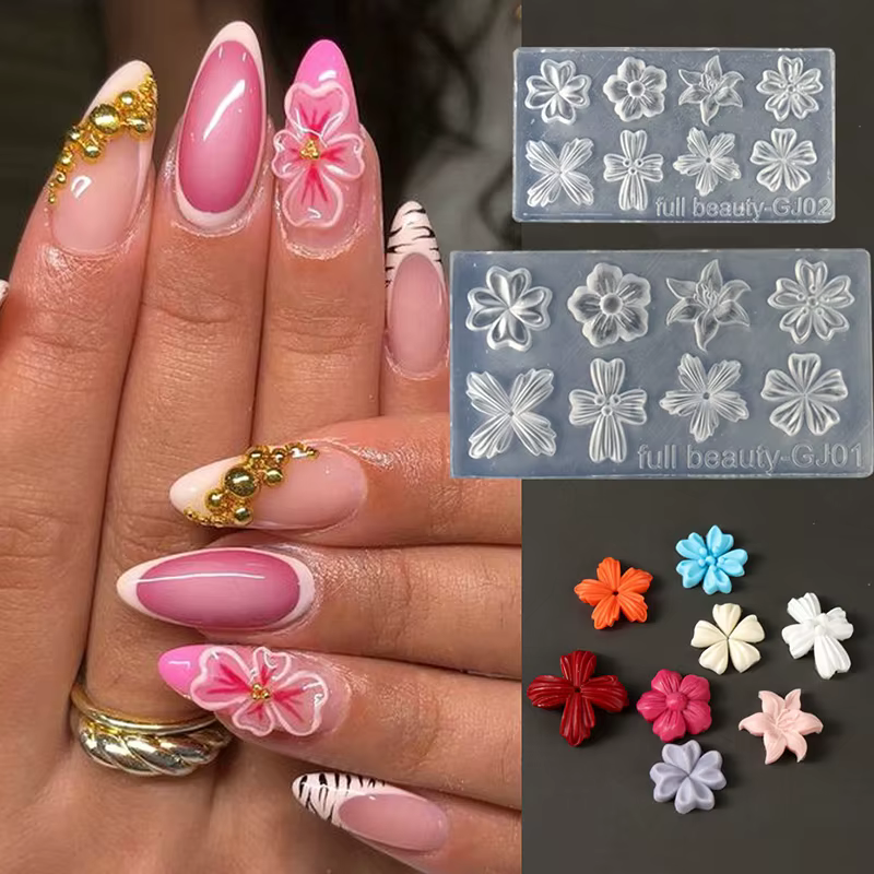 Moule à ongles en Silicone