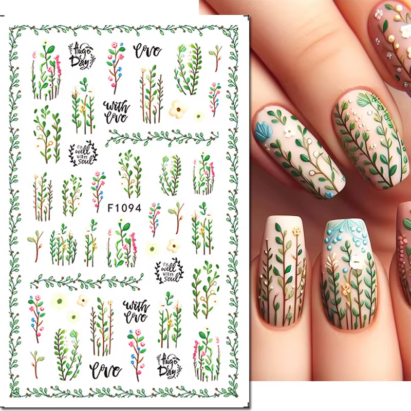 Autocollants 3d pour Nail Art