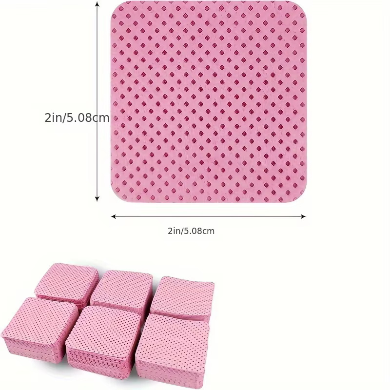 50 lingettes pour ongles sans peluches