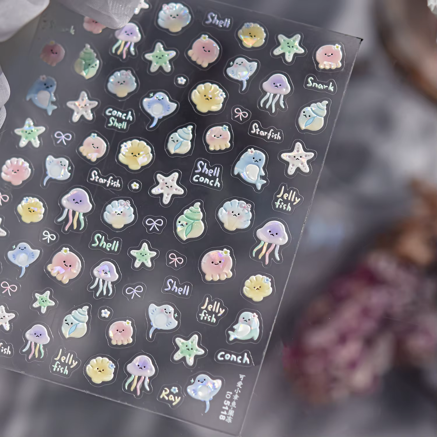 Autocollants 5D pour Nail Art