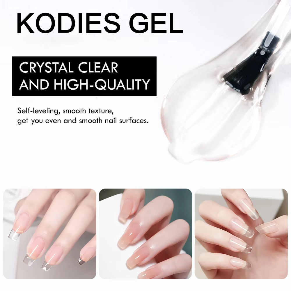 KODIES GEL cristal couche de finition Gel vernis à ongles diamant brillant