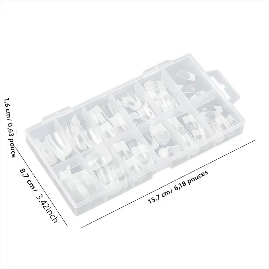 120 pièces taille moyenne Style français couverture complète presse sur les ongles portable rapide facile amélioration