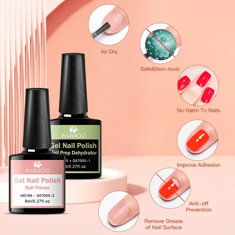 Kit de Gel à ongles fonctionnel 6 pièces-déshydrateur d'ongles