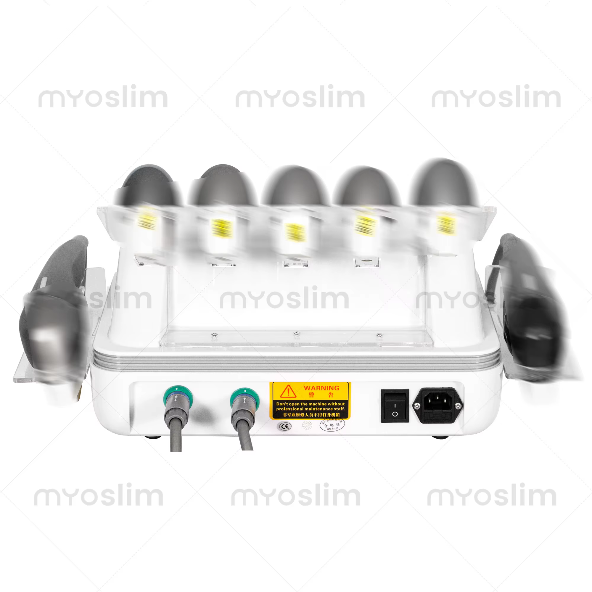 Appareil professionnel de soin de la peau et d'amincissement par ultrasons HIFU 7D, radiofréquence RF et EMS pour salons de beauté