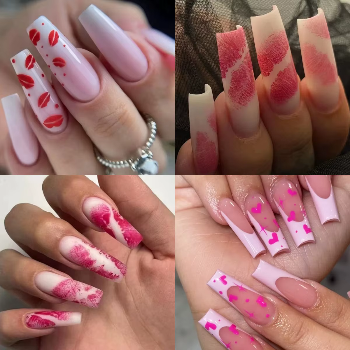 Faux Lèvres Rouges Sexy pour Mariage Romantique