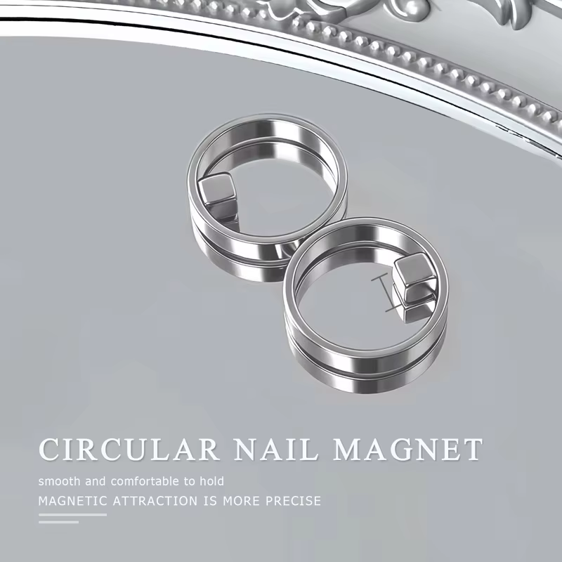 Nouvel aimant circulaire pour ongles effet œil de chat