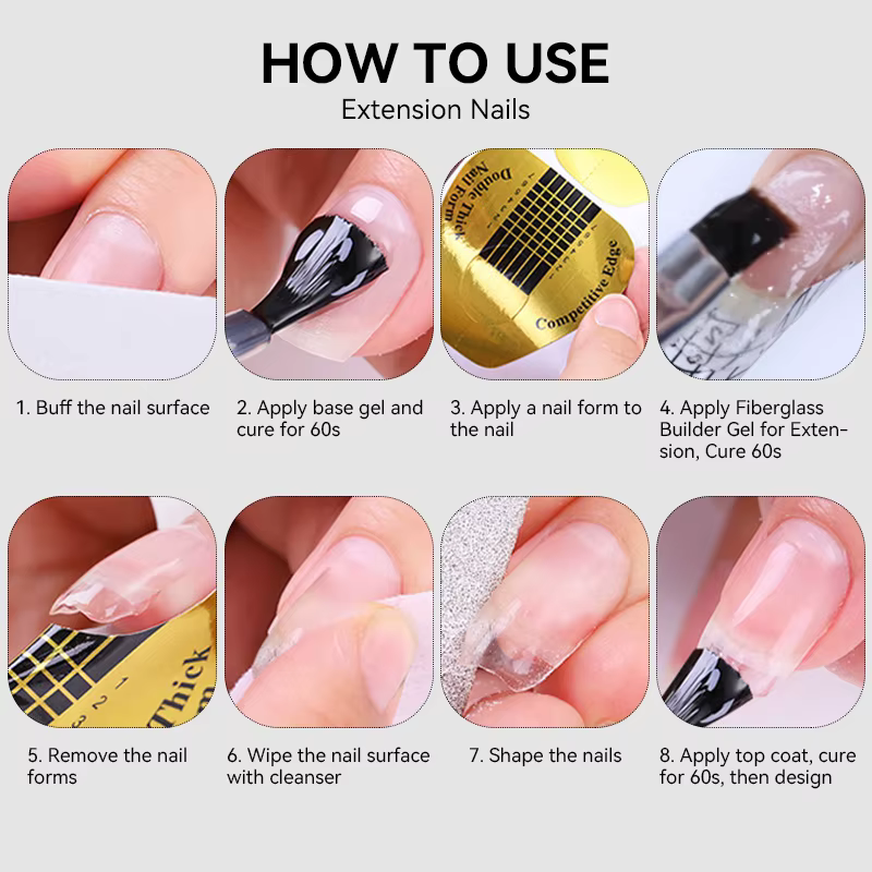 BORN PRETTY 15g Gel de réparation pour ongles en fibre de verre