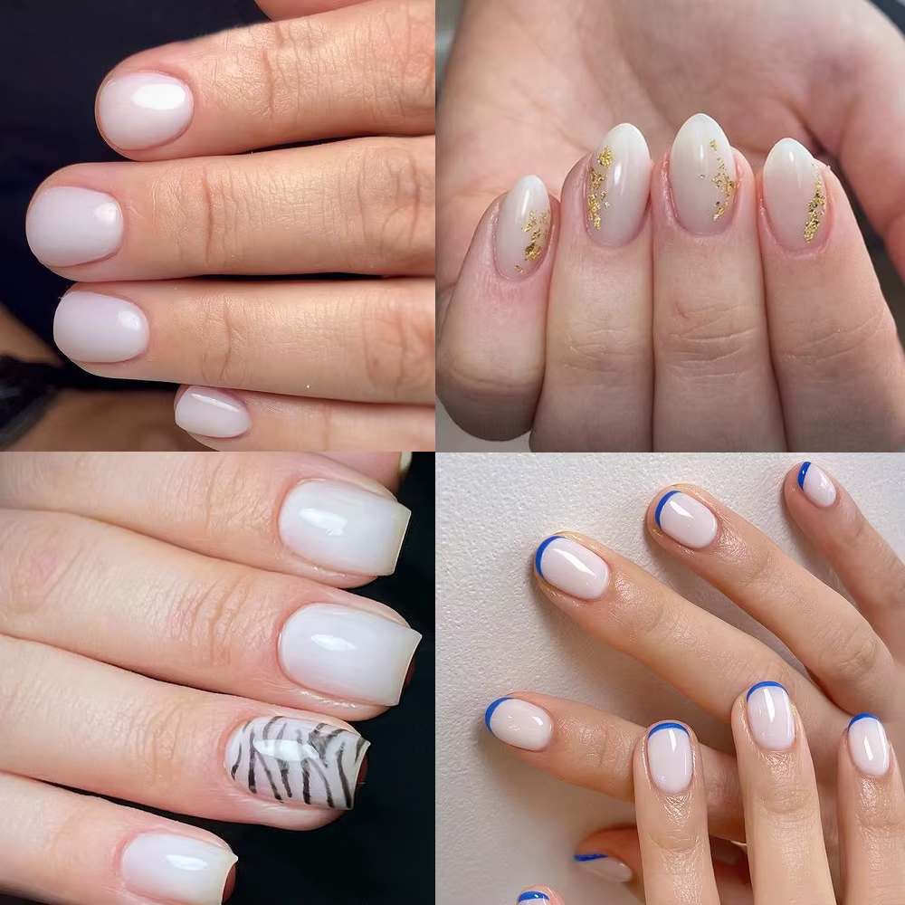 KODIES GEL-Verhéritage à Ongles Gel Blanc Laiteux