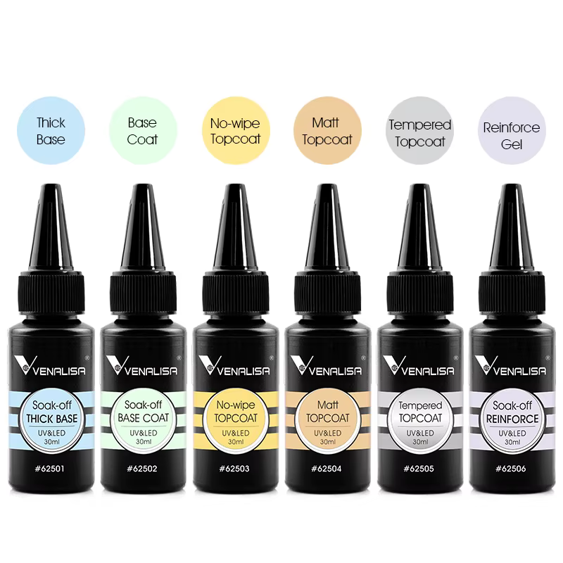 Venalisa 30 ml/225g Nowipe couche de finition tremper LED UV vernis à ongles diamant trempé
