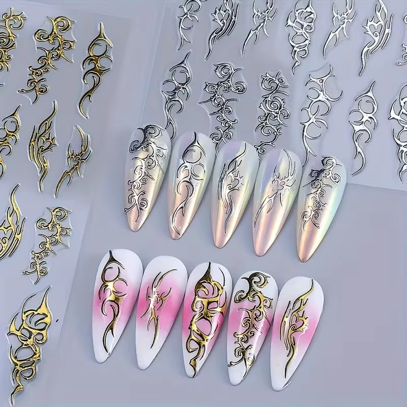 Autocollants pour ongles gothiques
