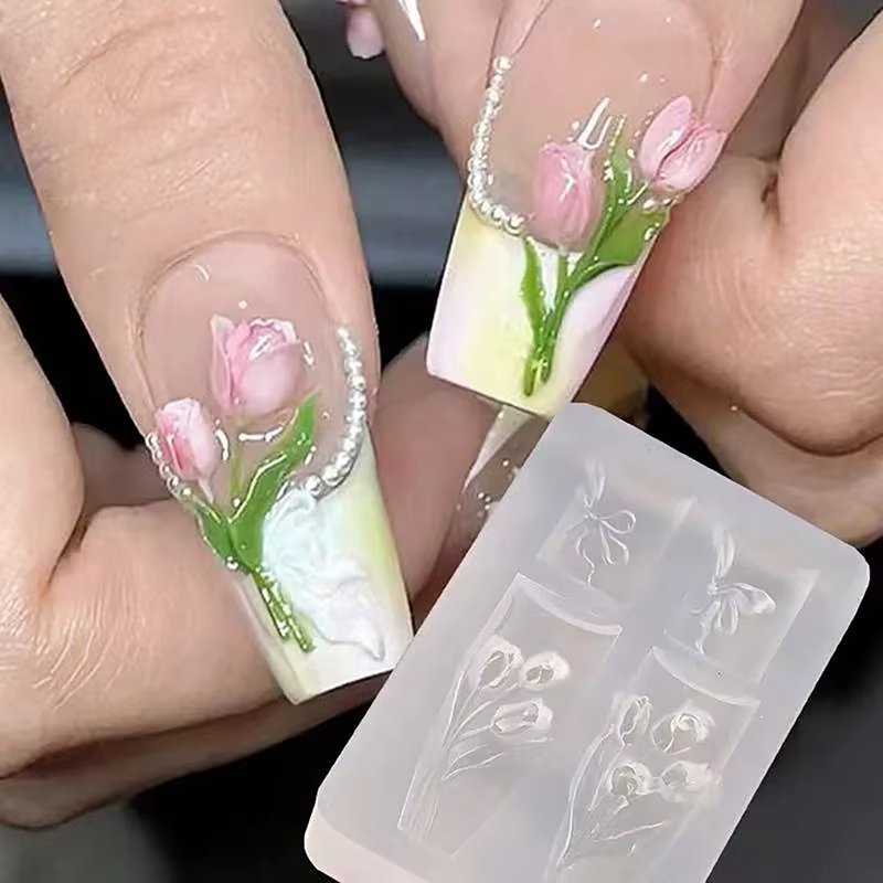 Moule à ongles en Silicone
