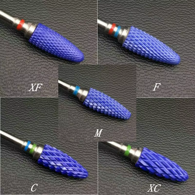 Foret à ongles électrique bleu