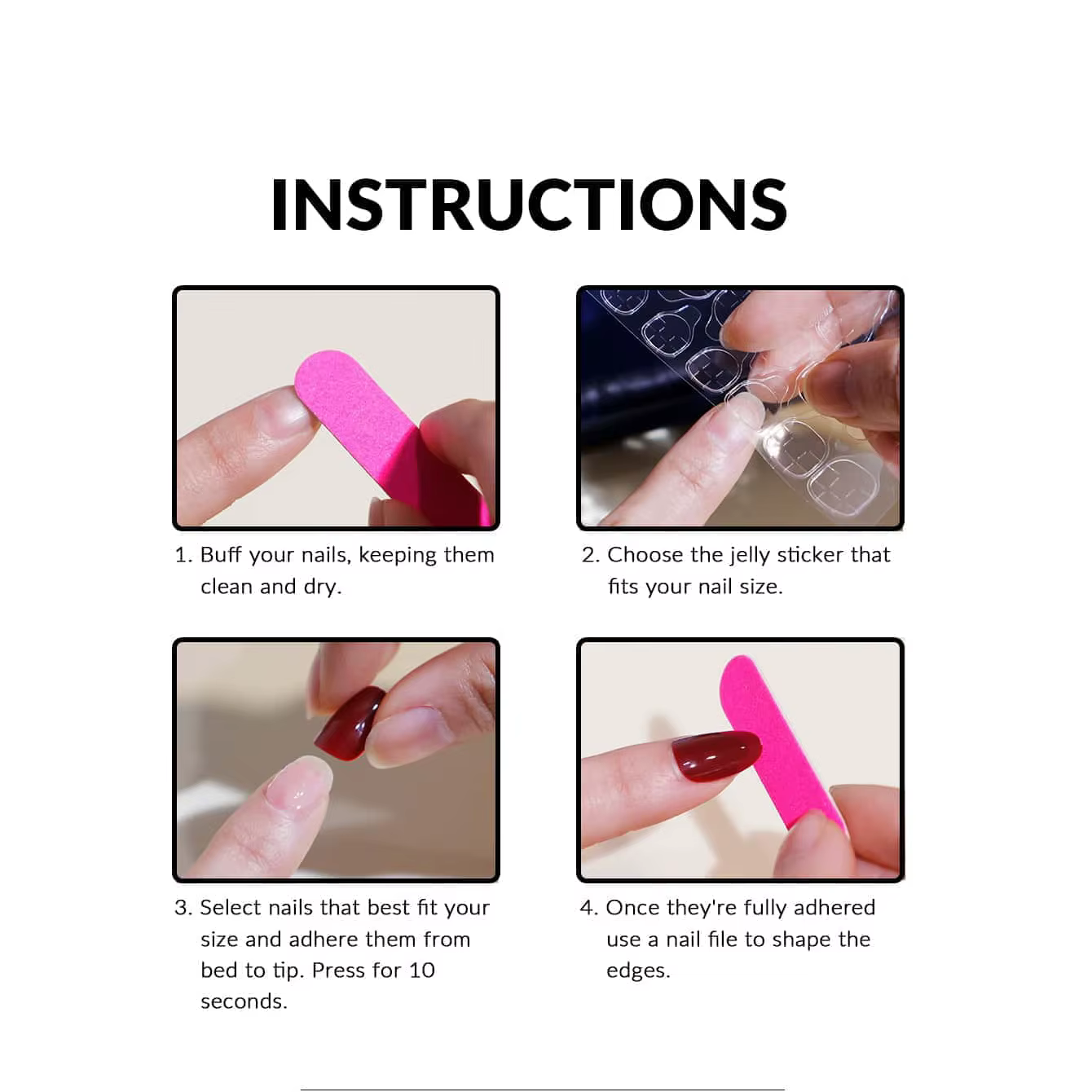 24 pièces rose paillettes français press-on ongles courts amande faux