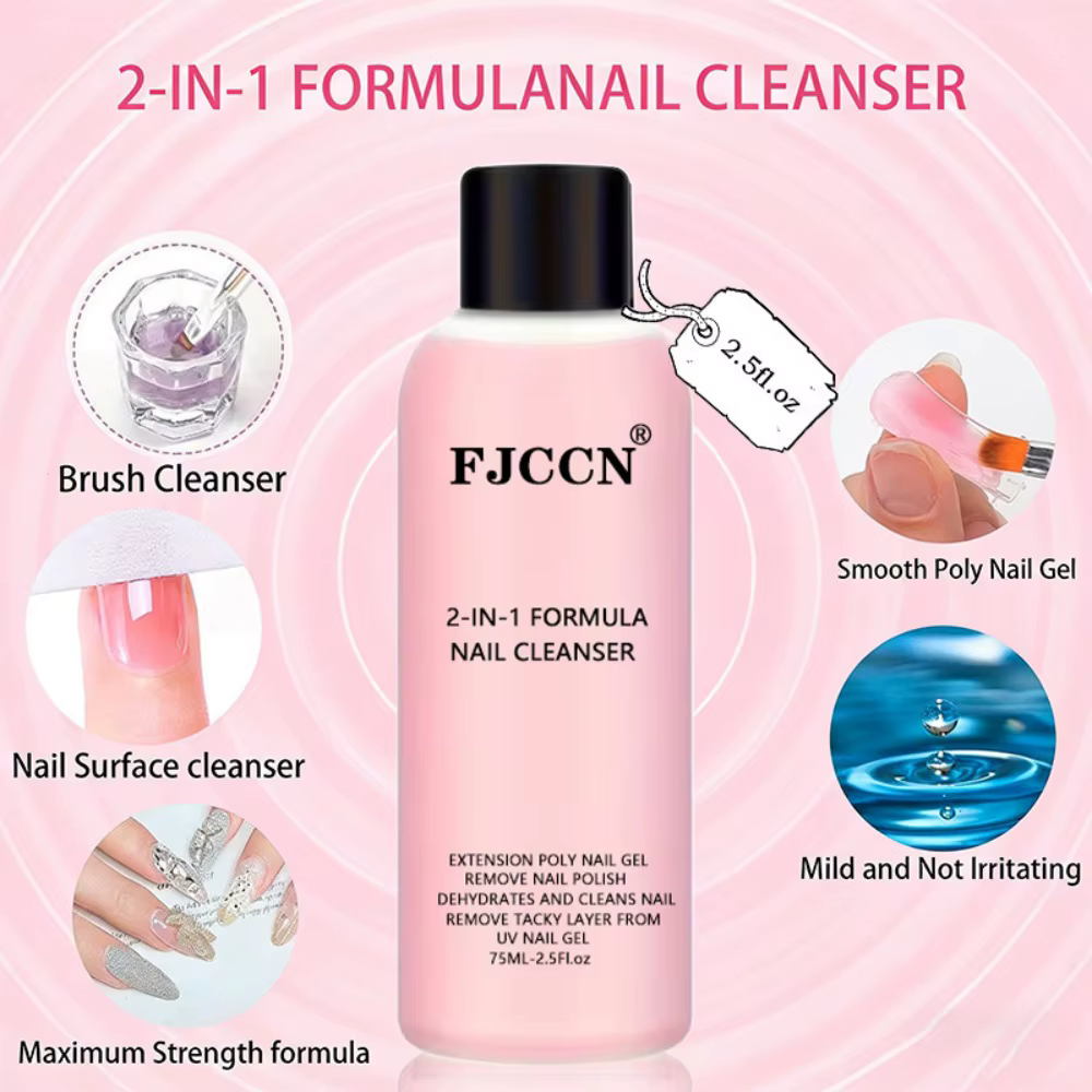 Nettoyant Gel 2-en-1 pour Ongles et Dissolvant de Vernis