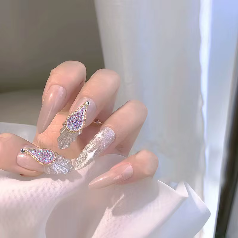 Chaîne de diamant colorée pour Nail Art