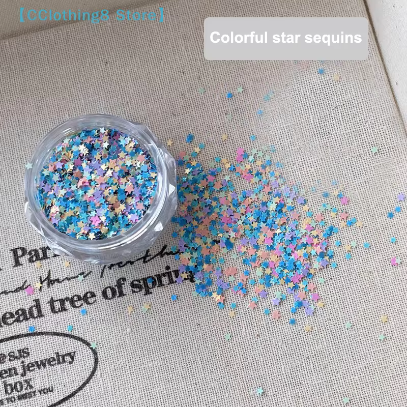 Paillettes pour ongles en forme d'étoile