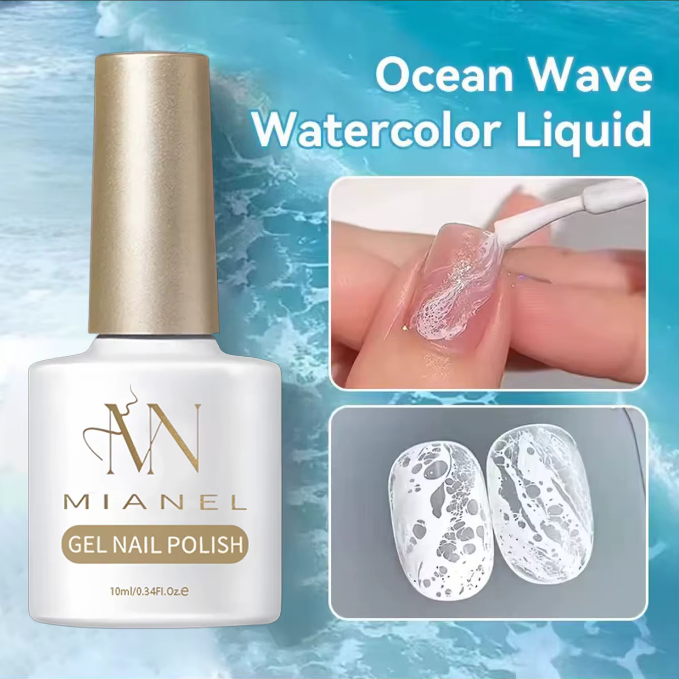 MN 10ML 2026 Nouveau Vernis à Ongles Blanc
