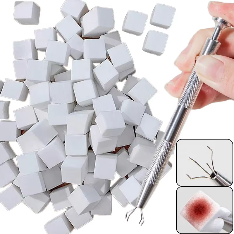Mini éponge carrée pour Nail Art