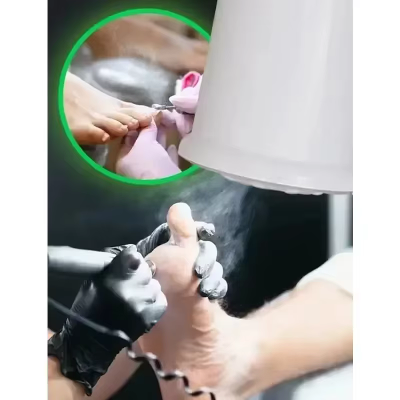 Collecteur de poussière d'ongles pour salon de beauté