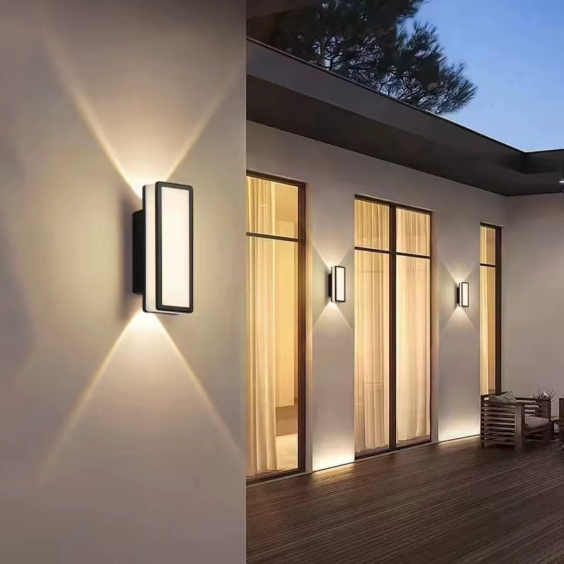Applique murale LED extérieure pour porche, étanche IP65, luminaire décoratif d'intérieur, idéal pour un jardin, une cour ou une maison, AC110/220V