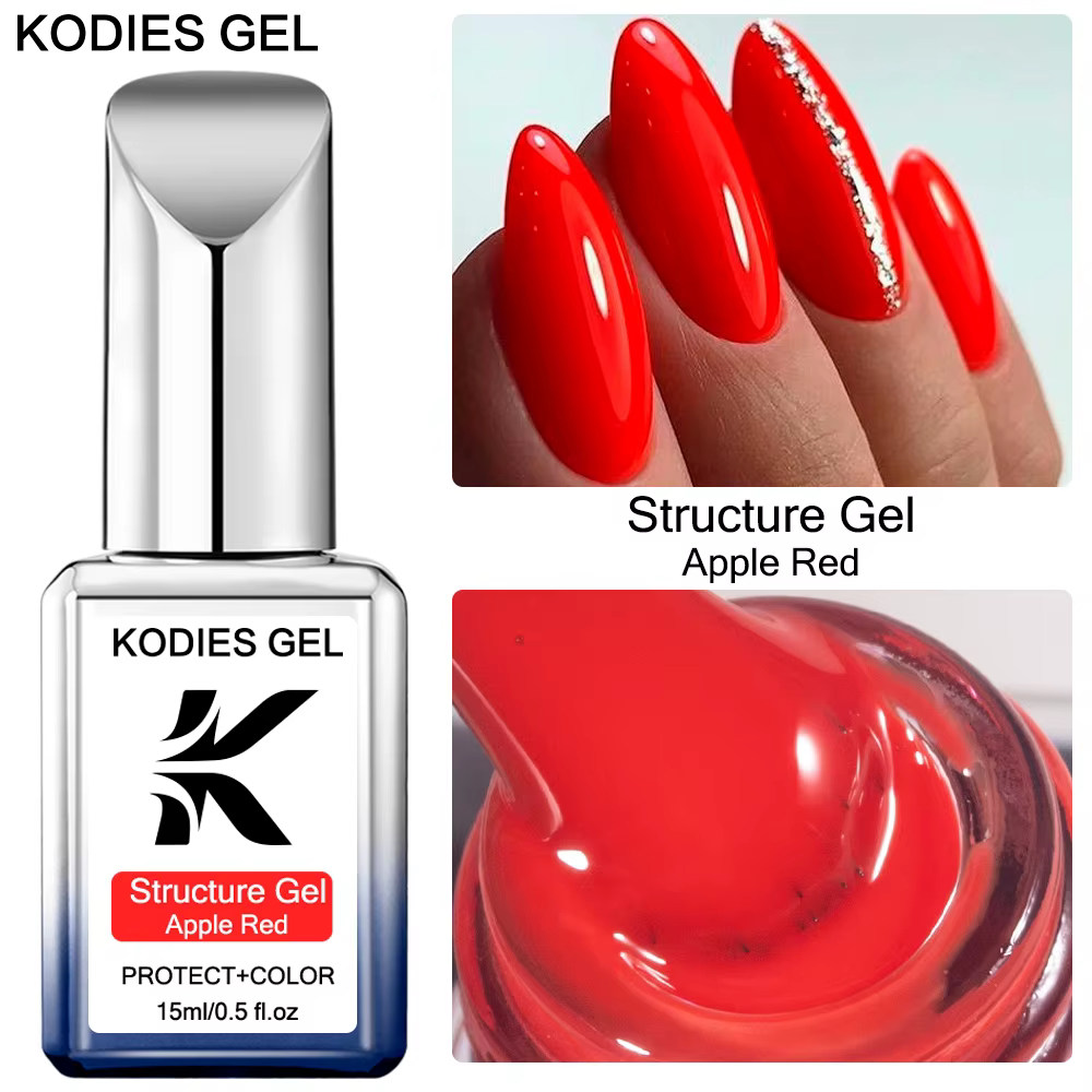 KODIES GEL – vernis Gel à Base de caoutchouc de couleur rouge