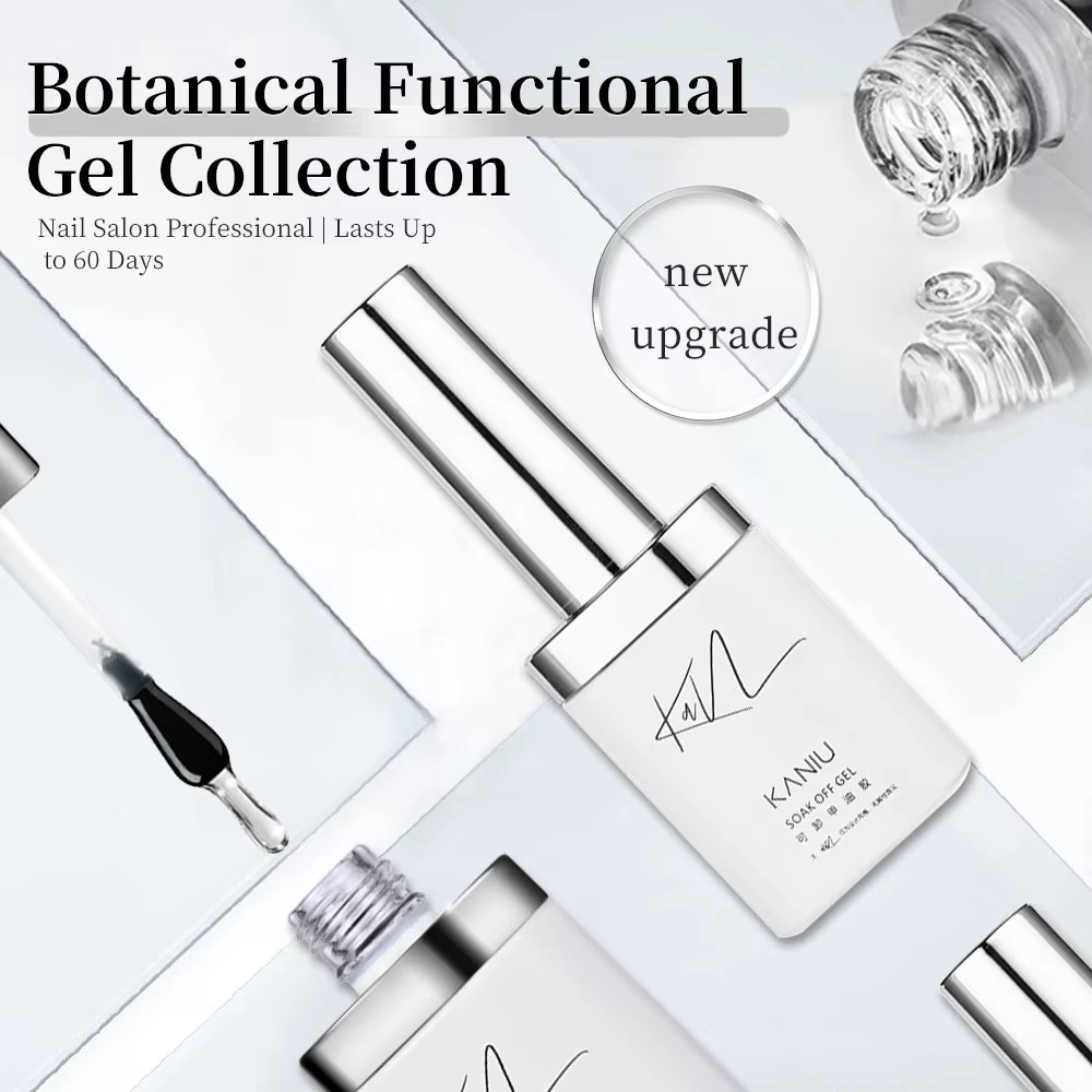 Kaniu 12 ml manteau de gel brillant clair sans essuyage longue durée Premium indispensable pour les amateurs d'ongles novices présentant pour le soin des ongles en gel