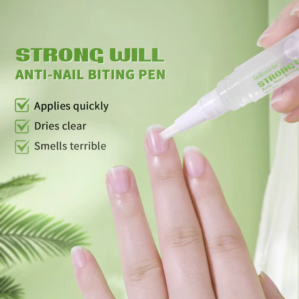 Lakerain stylo à ongles Anti-morsure salle de Protection