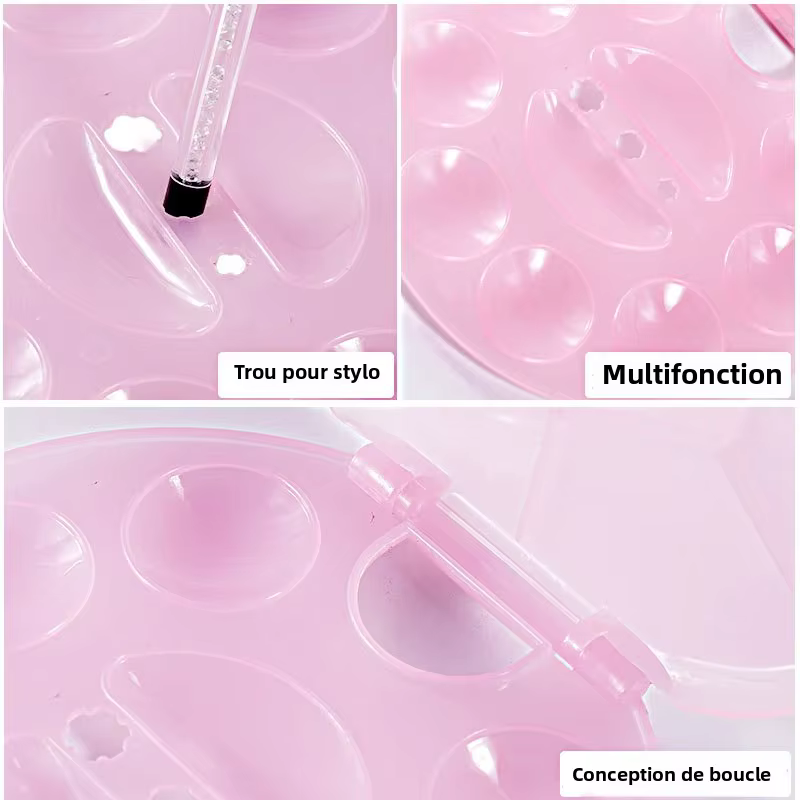 Palette de couleurs rose pour Nail Art