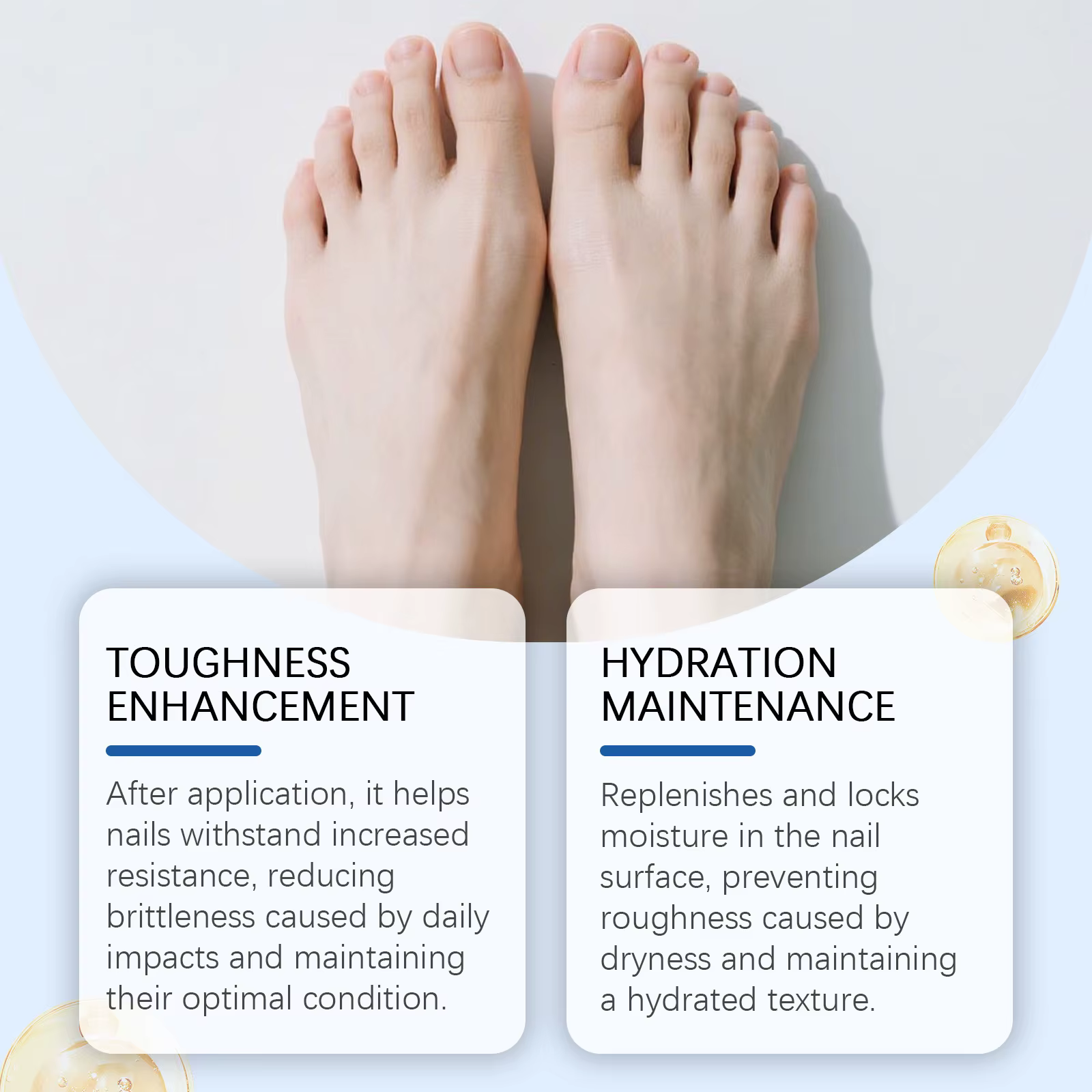Fortificateur et croissance du vernis à ongles : durcisseur naturel pour une résistance supplémentaire