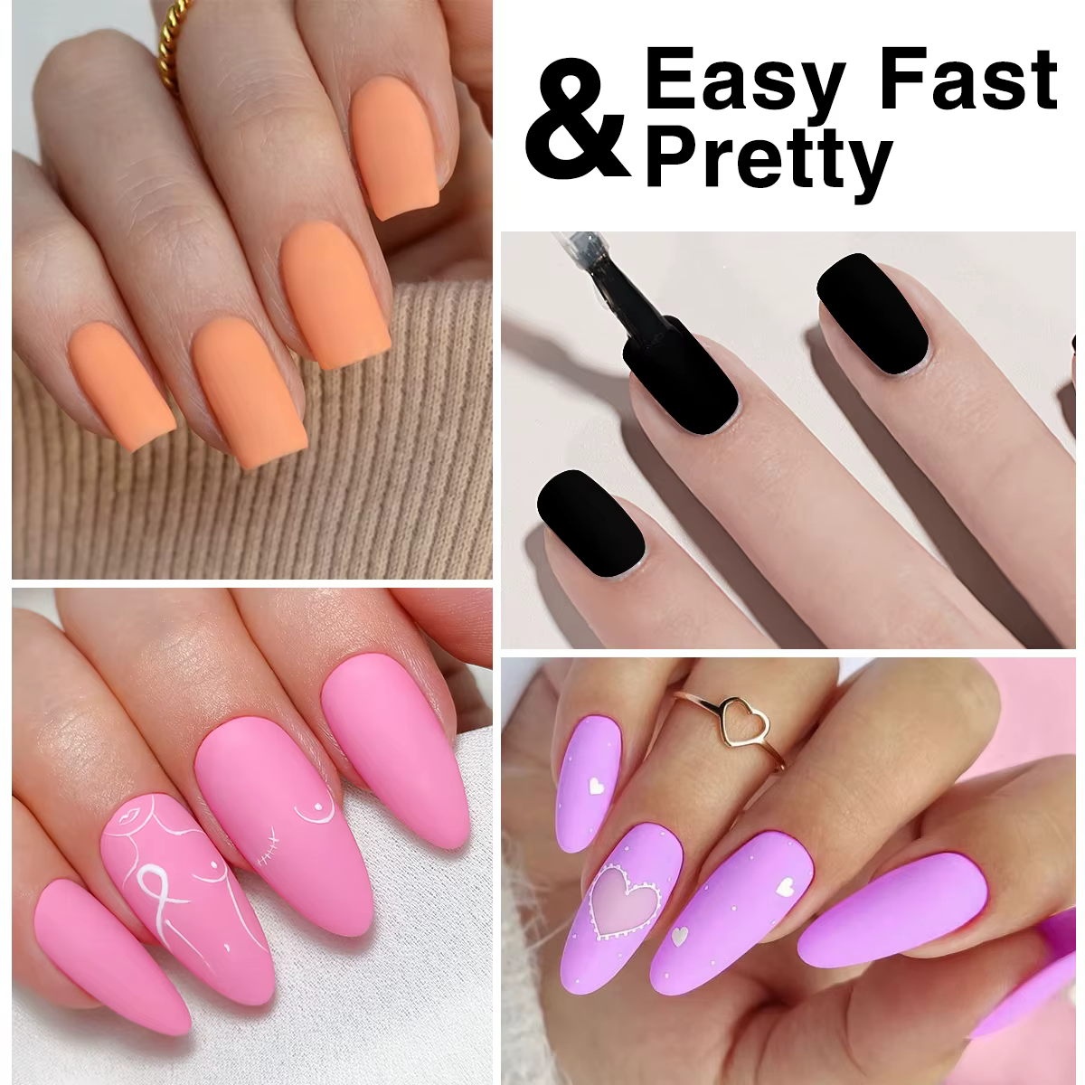 Hassleless 15ml Velvet Matte Top Coat — Vernis gel UV (à retirer par trempage) — Créez un fini ongles haut de gamme et