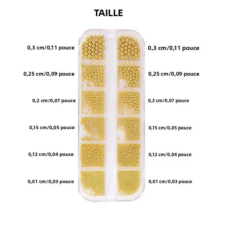 Perles de Caviar à 12 compartiments