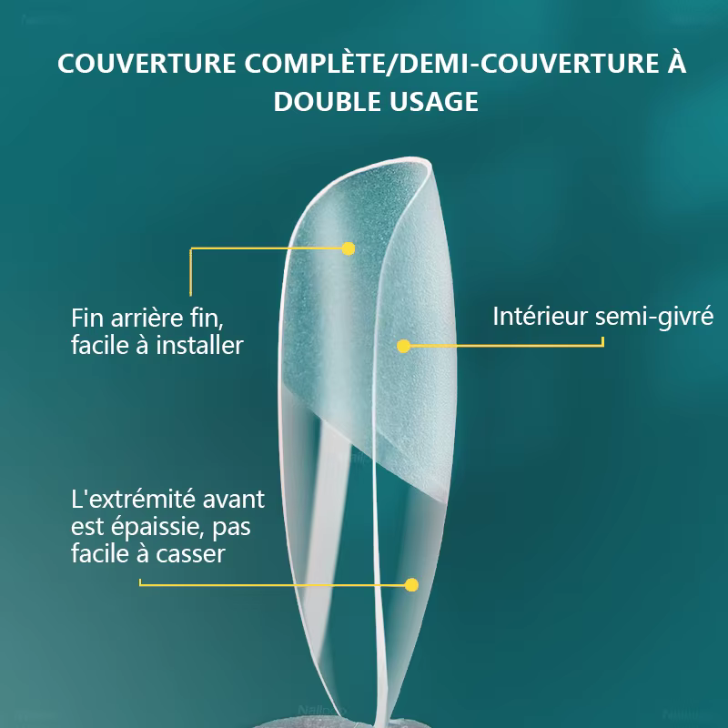 Faux Ongles pour Système d'Extension