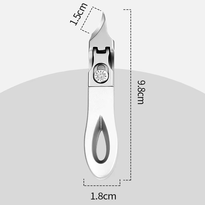 Pince à cuticules à pointe ultra-affûtée et inclinée