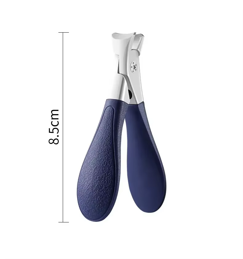 Grands coupe-ongles pour décorer les ongles des pieds épais et durs, coupe-ongles dédiés pour une seule grande ouverture, anti-éclaboussures