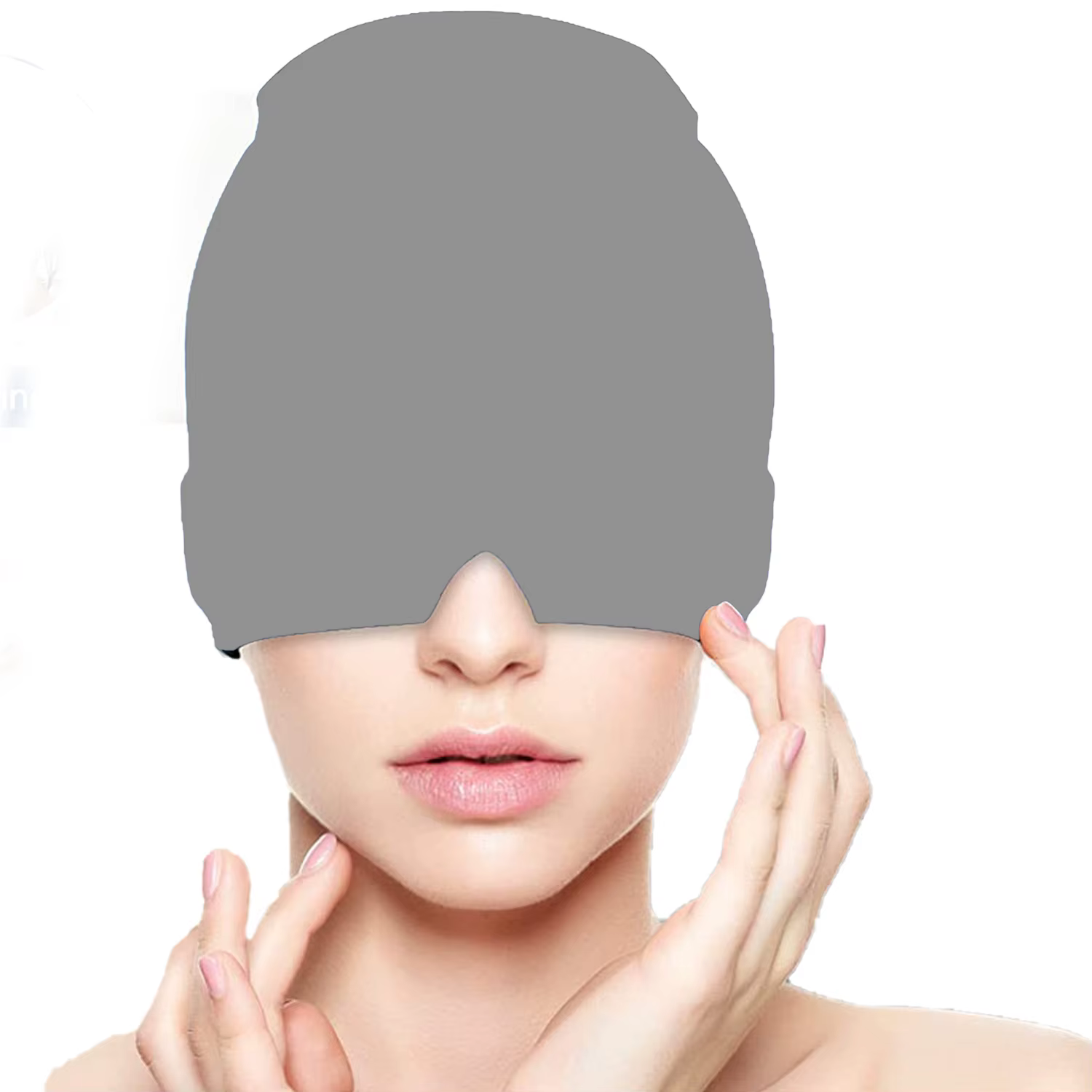 Gel de thérapie chaude et froide, soulagement des maux de tête et de la Migraine, capuchon pour chimio, sinus, enveloppement de thérapie portable pour le cou, soulagement de la douleur à pression du S