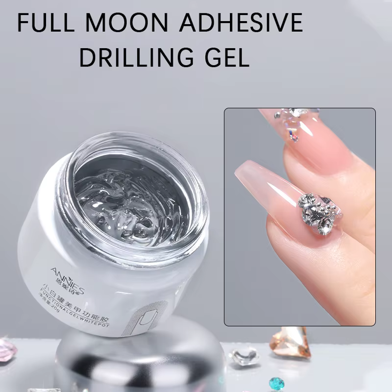 ANNIES 20g vernis Gel pleine lune adhésif forage Gel amélioration des ongles Gel fort ne coule pas