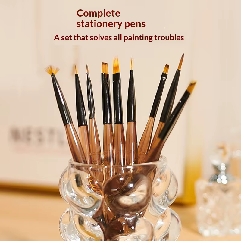 Ensemble de pinceaux pour nail art de style japonais