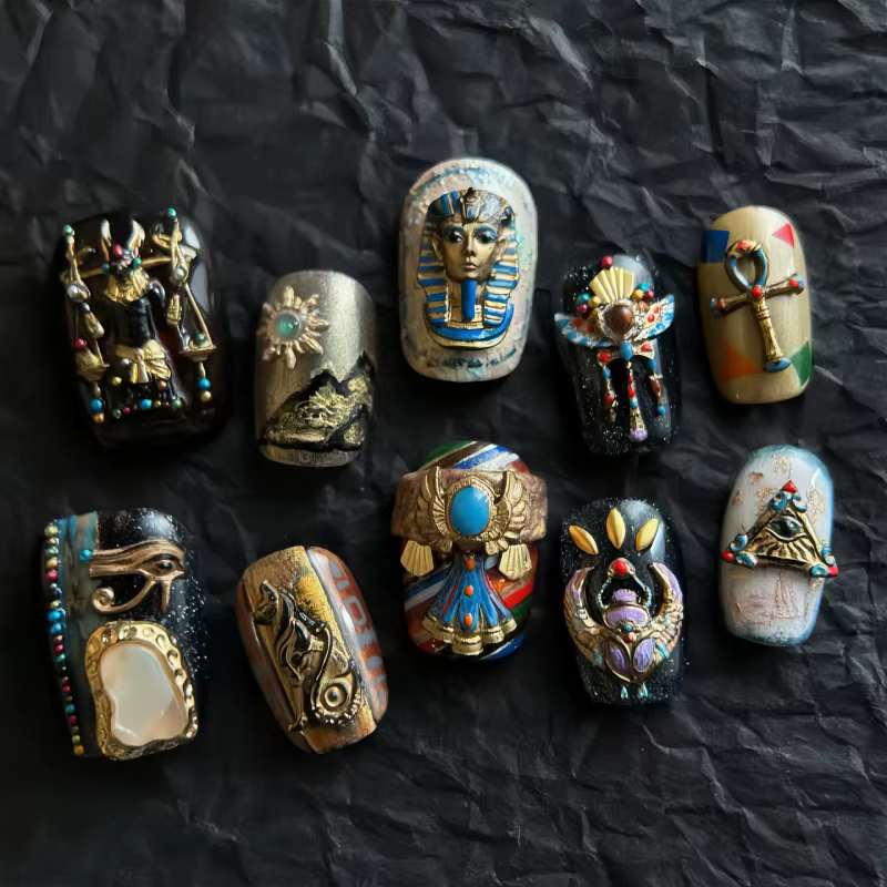 Moule en silicone transparent pour nail art