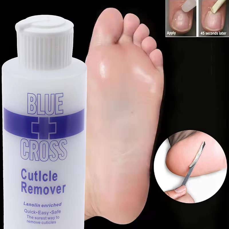 30/177ml Exfoliant et adoucissant pour cuticules et peaux mortes des pieds, élimine les peaux mortes et les callosités, masque pour les pieds, soin des ongles, améliore l'aspect des ongles