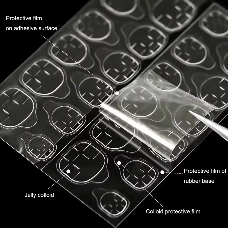 Autocollants adhésifs Double face pour faux ongles