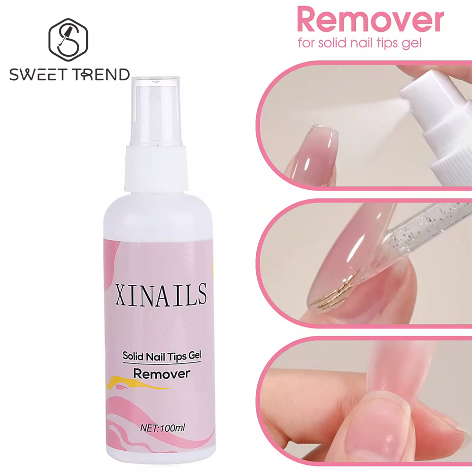 100ml faux ongles conseils adhésifs solides Gel dissolvant
