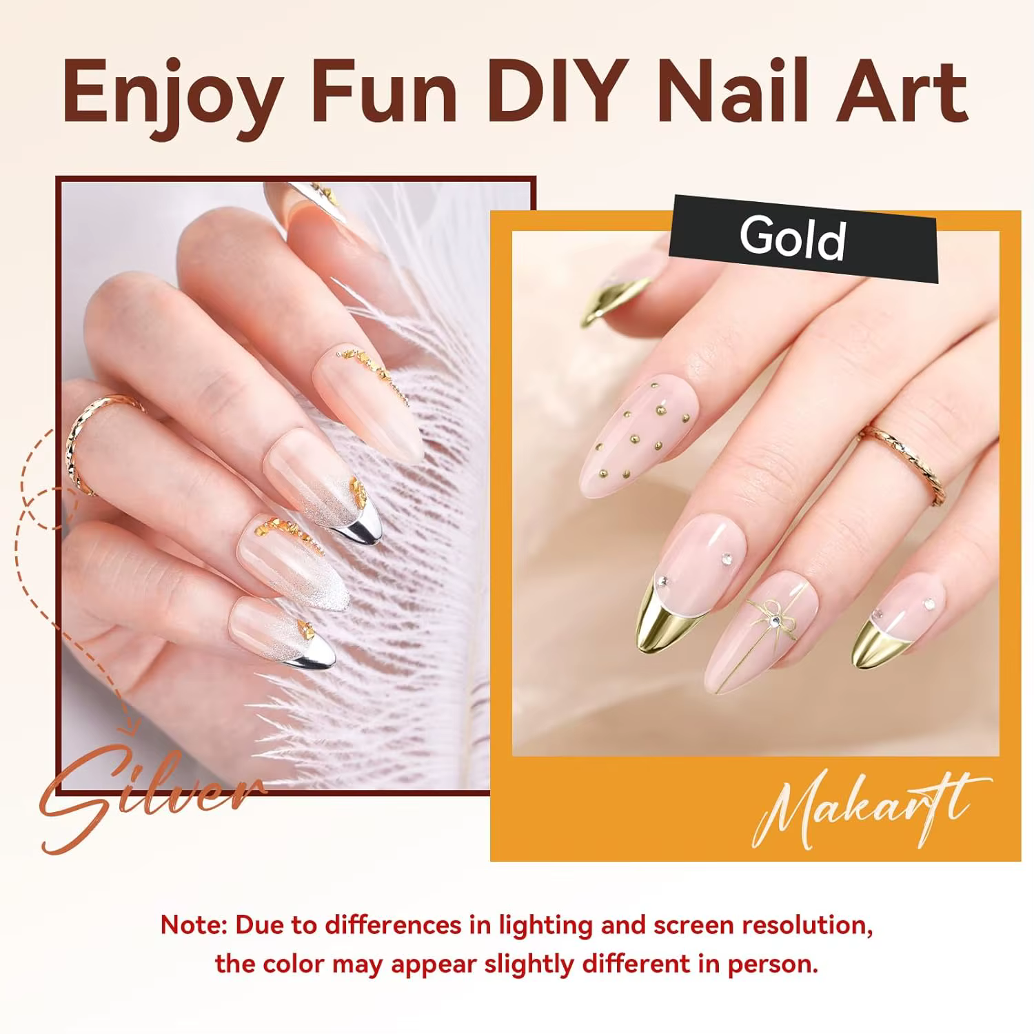 Ensemble de vernis à ongles gel métallique