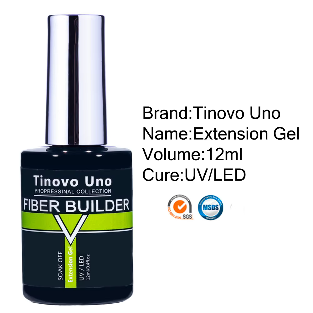 Tinovo Uno 41 couleurs constructeur Gel pour ongles dans une bouteille Gel de fibres pour Extensions semi-permanent UV