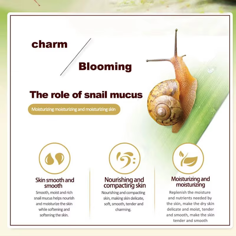 Soins de la peau crème d'escargot crème au collagène Anti-âge blanchir la peau crème pour le visage estompe les cernes supprimer les poches pour les yeux sérum pour les yeux