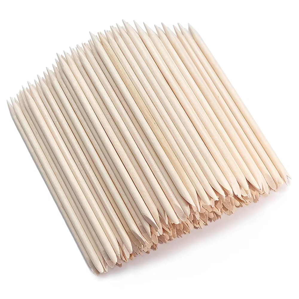 Bâtonnets en bois d'oranger pour repousser les cuticules