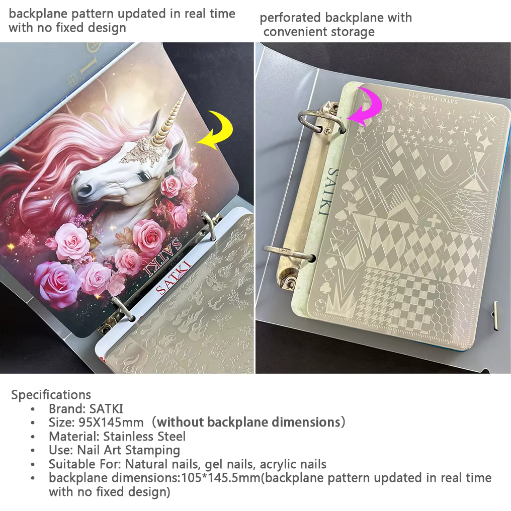 Plaque de stamping pour nail art